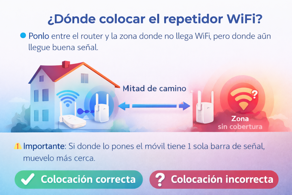 Conectar repetidor WiFi