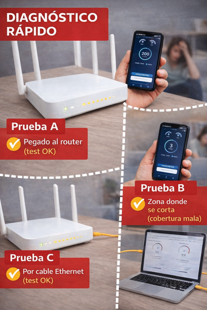 WiFi se corta en casa