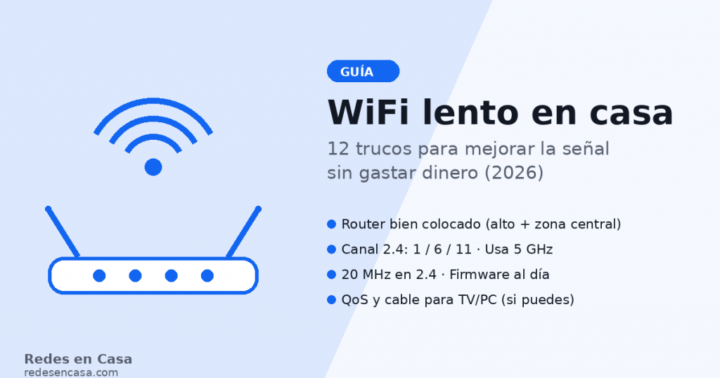 wifi lento en casa