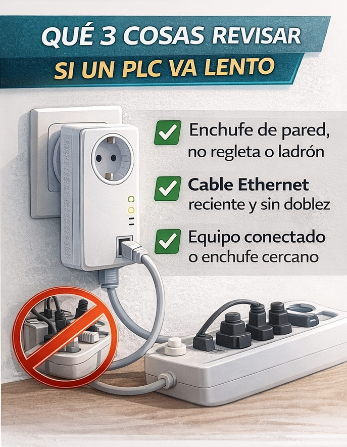 PLC va lento