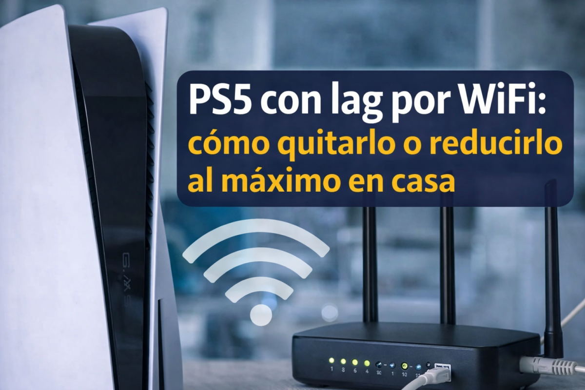 PS5 con lag por WiFi