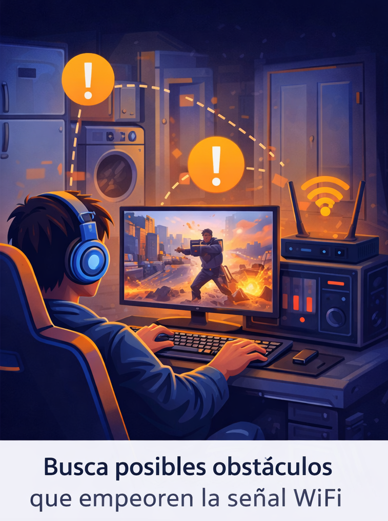 ping alto en videojuegos