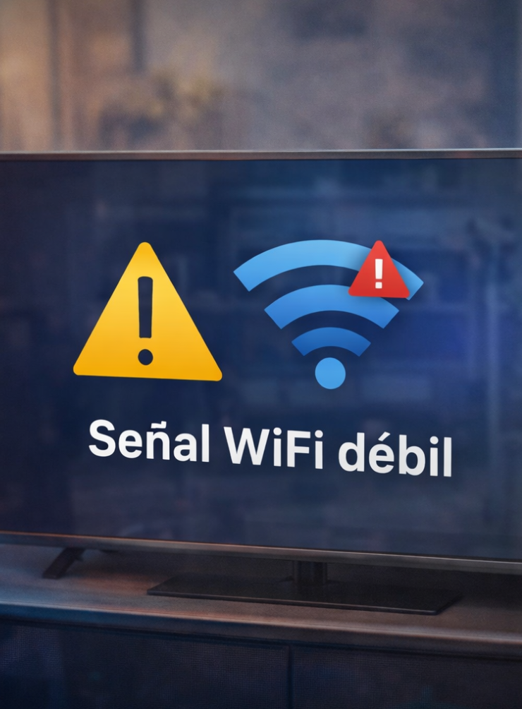 smart tv se desconecta del wifi mientras el movil sí tiene señal
