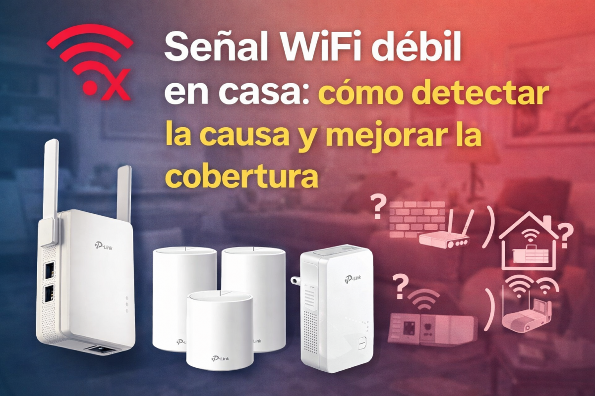 señal wifi débil en casa y soluciones para mejorar la cobertura