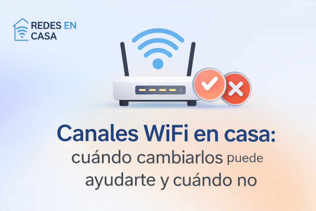 guía sobre canales wifi en casa para saber cuándo cambiarlos