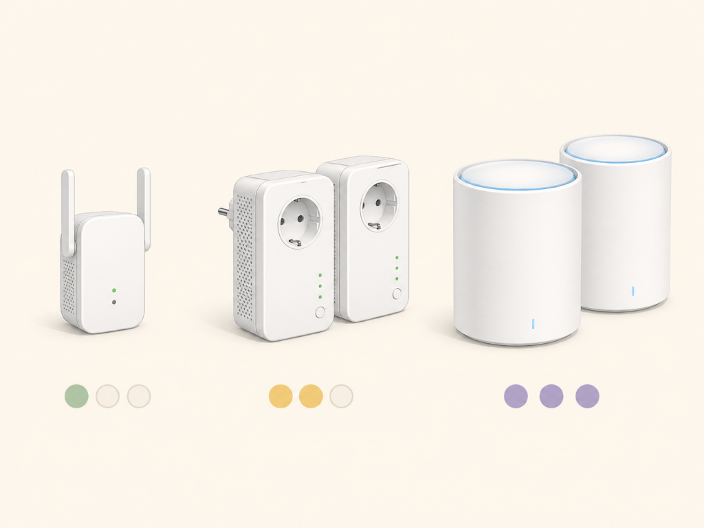 wifi mesh vs repetidor comparativa precios tabla opciones por presupuesto 2026