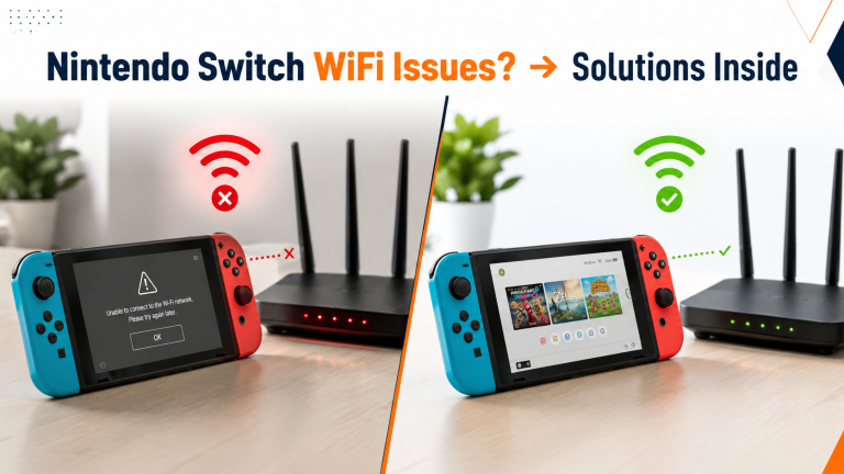 Nintendo Switch se desconecta del WiFi: causas, soluciones y cómo conectar por cable