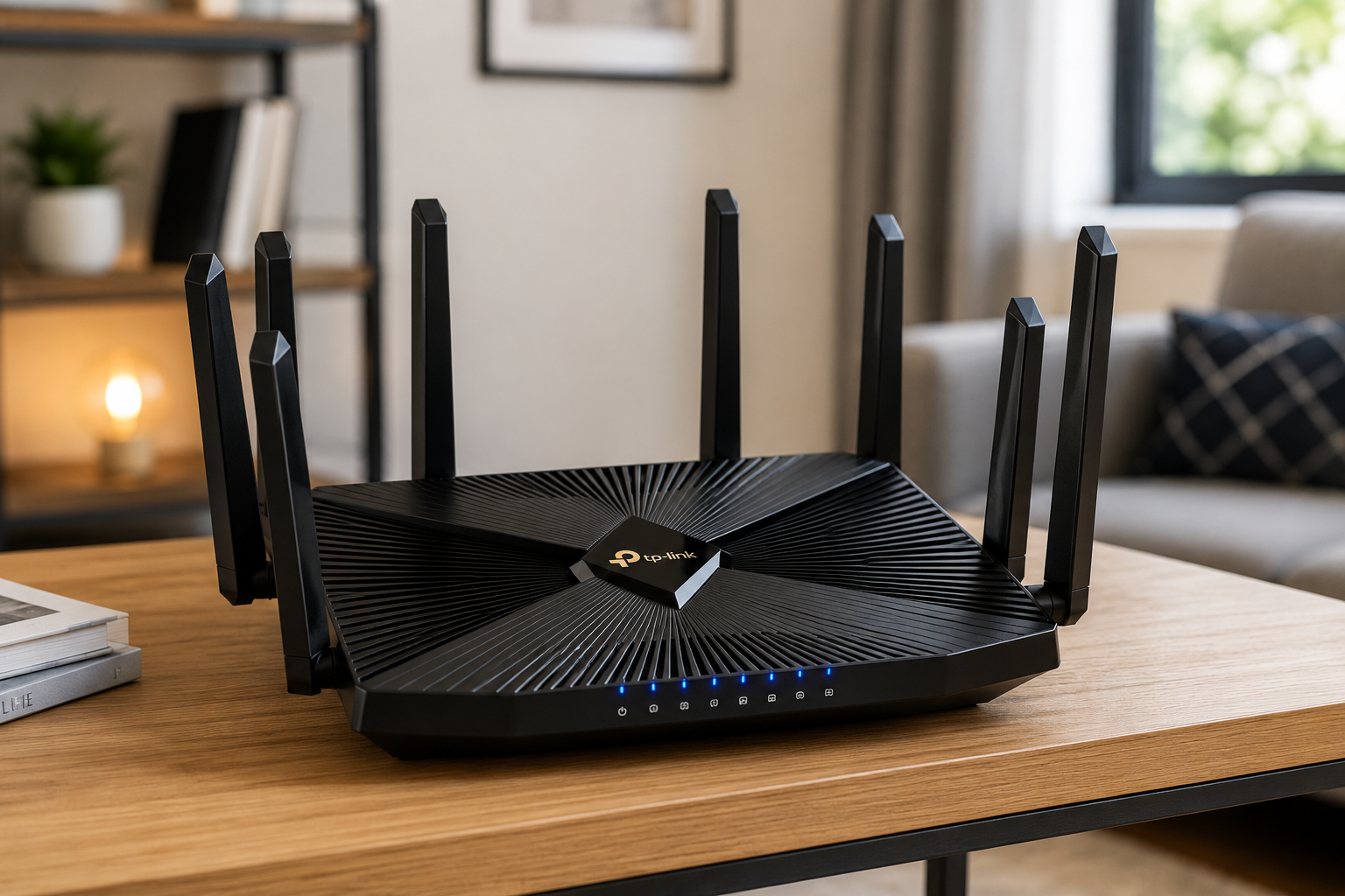 mejor router para casa grande tp-link archer ax90 triple banda muchos dispositivos