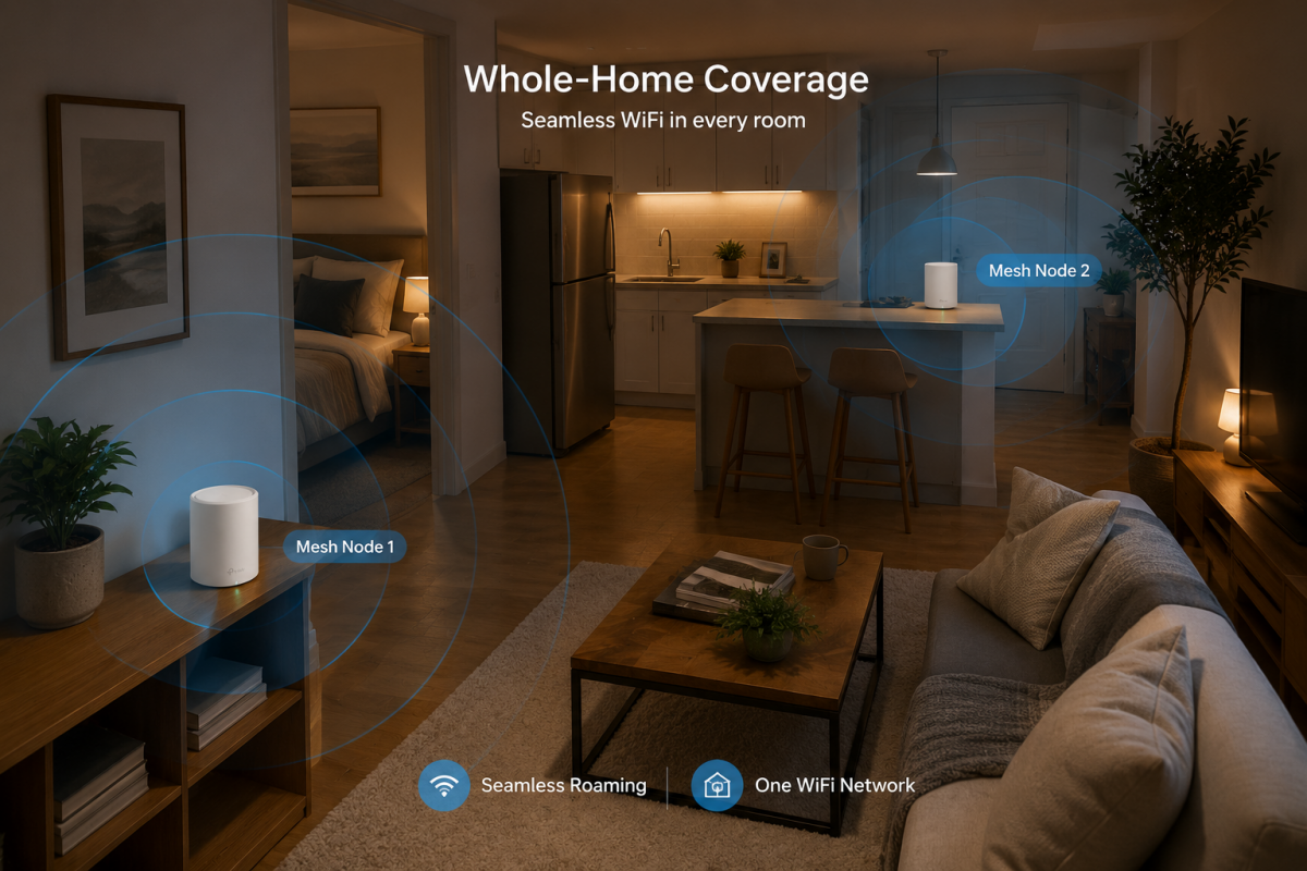 wifi mesh para piso pequeño