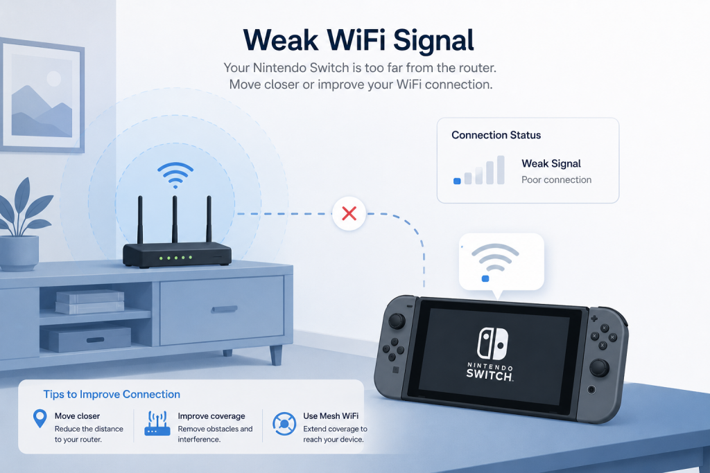 nintendo switch keeps disconnecting from wifi causes and fixes 2026