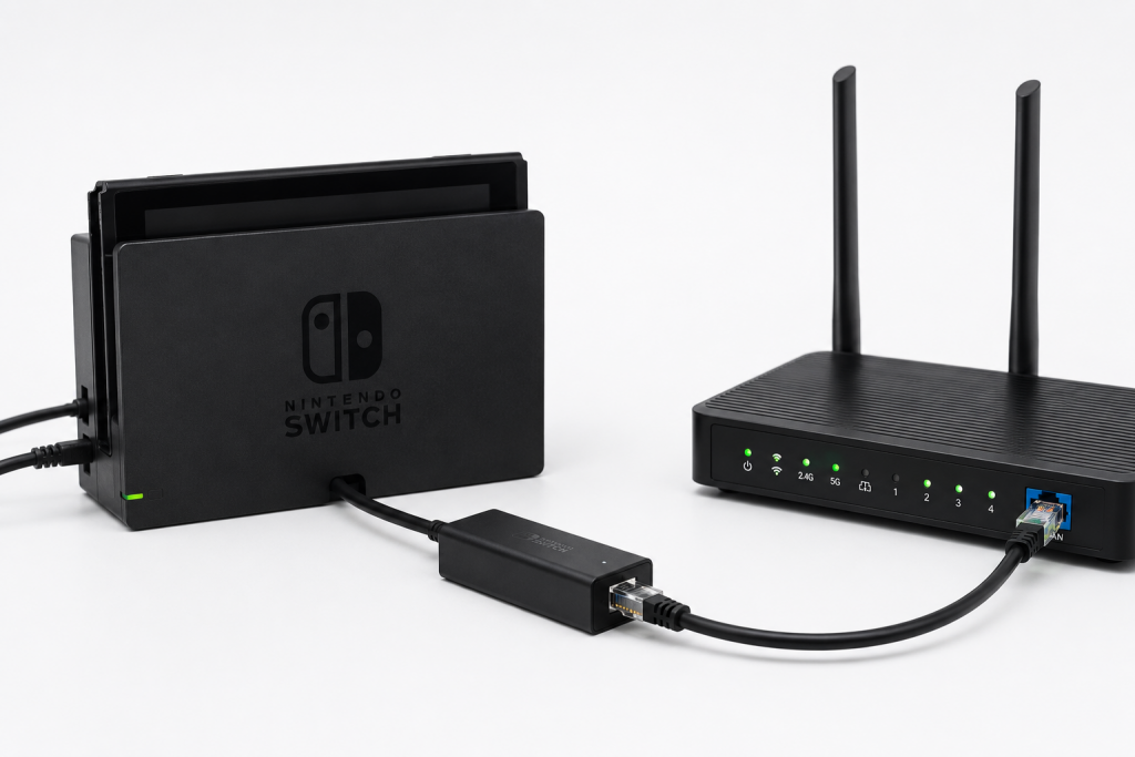 nintendo switch keeps disconnecting from wifi fix ethernet adapter dock solution