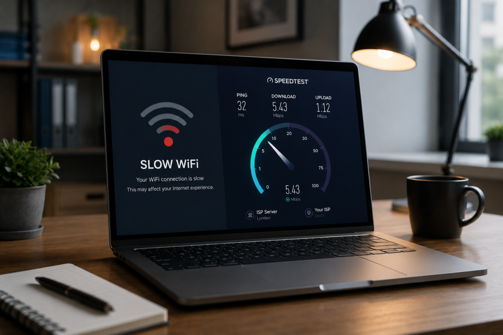 laptop wifi slow