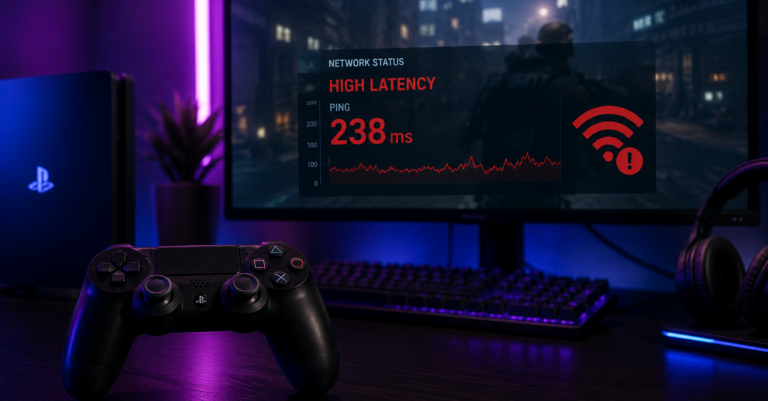 ps4 wifi lag fix