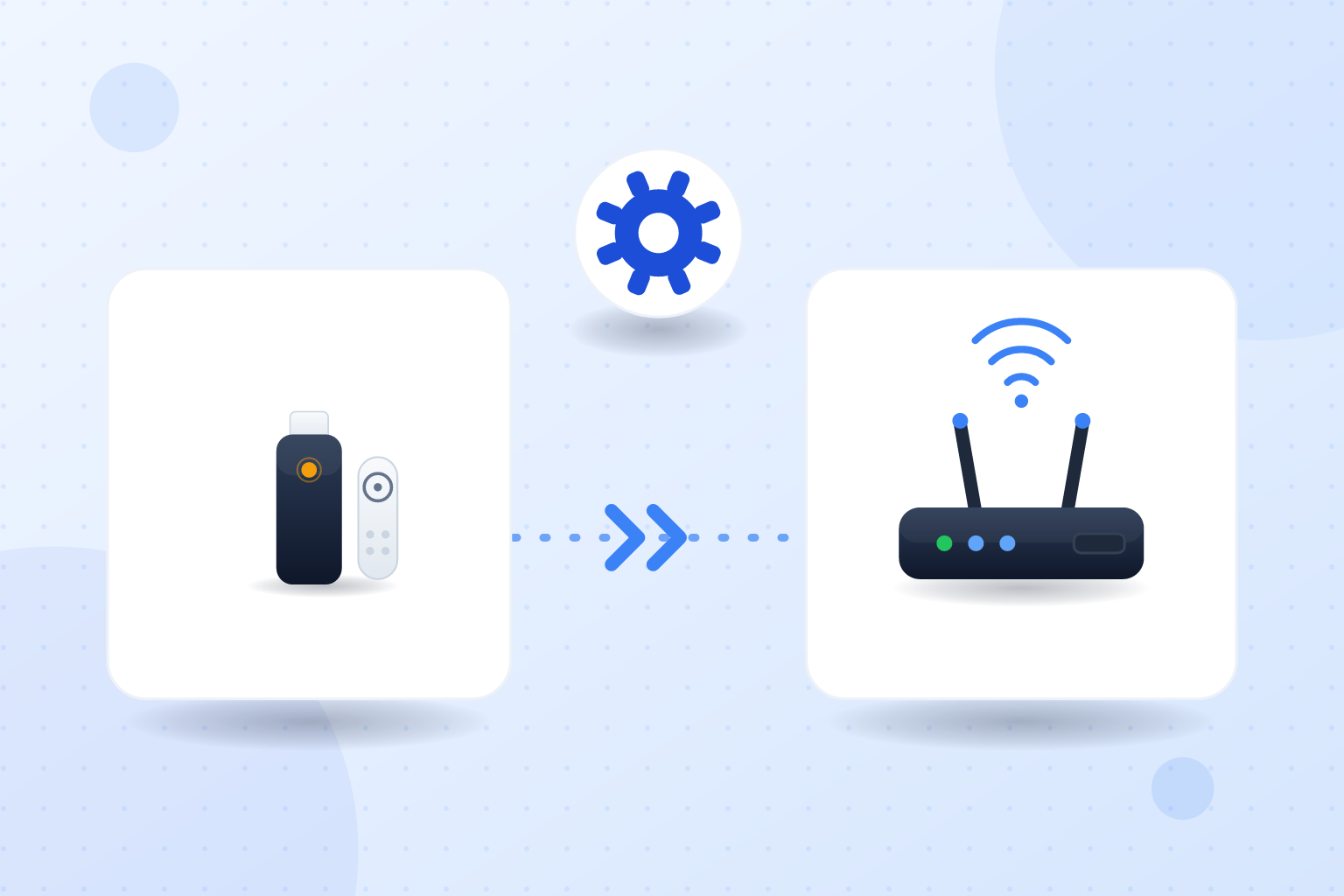 menú de ajustes de red del fire tv stick para reconectar el wifi