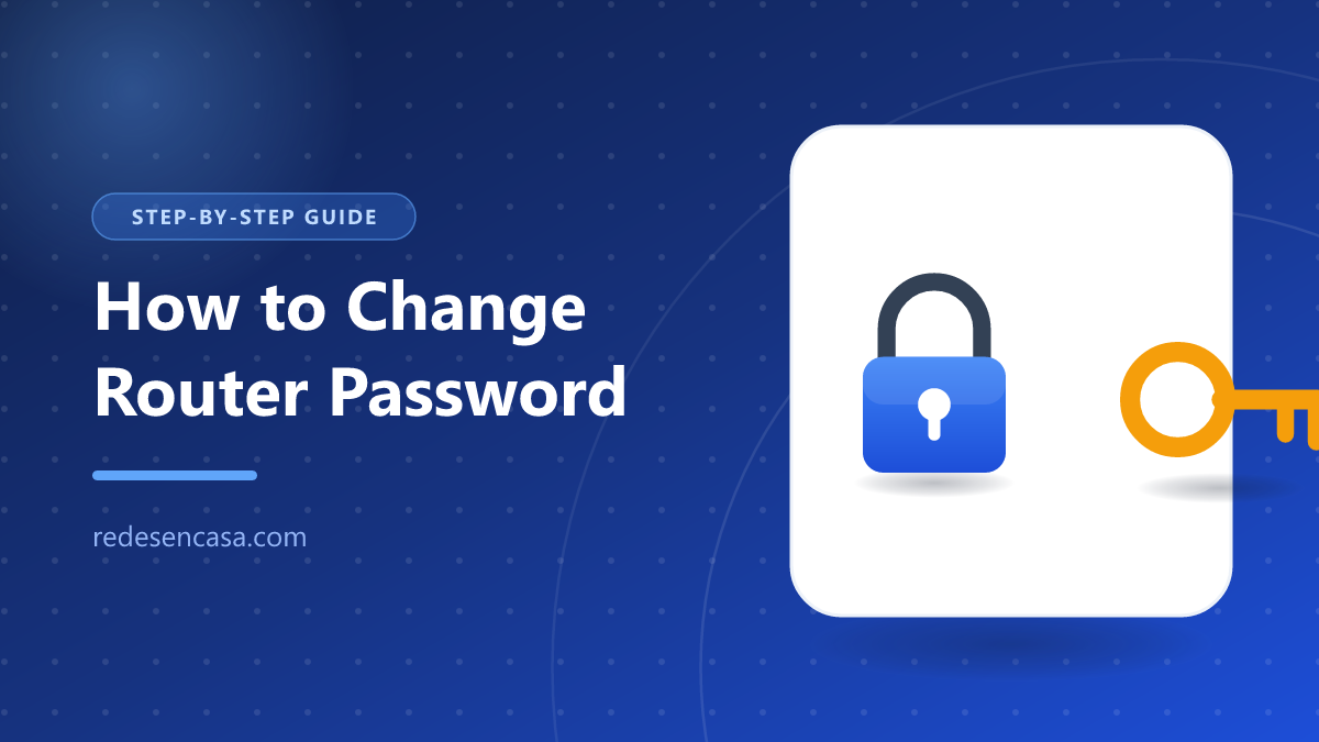how to change router password step by step
