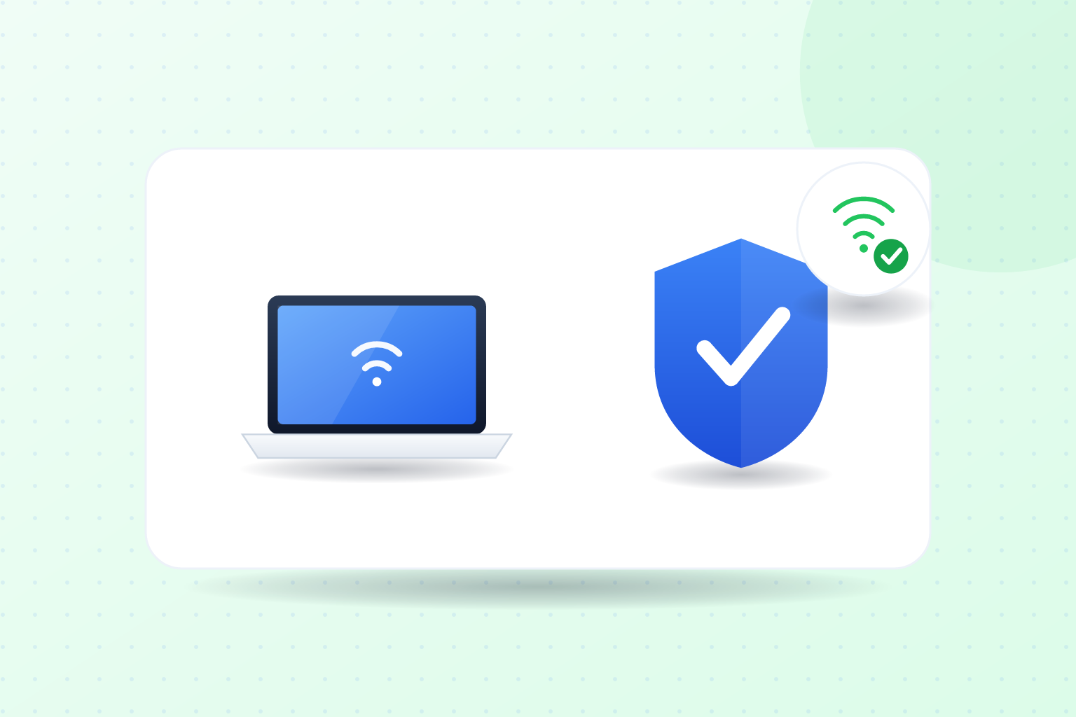 vpn encrypting traffic to make public wifi safe on a laptop