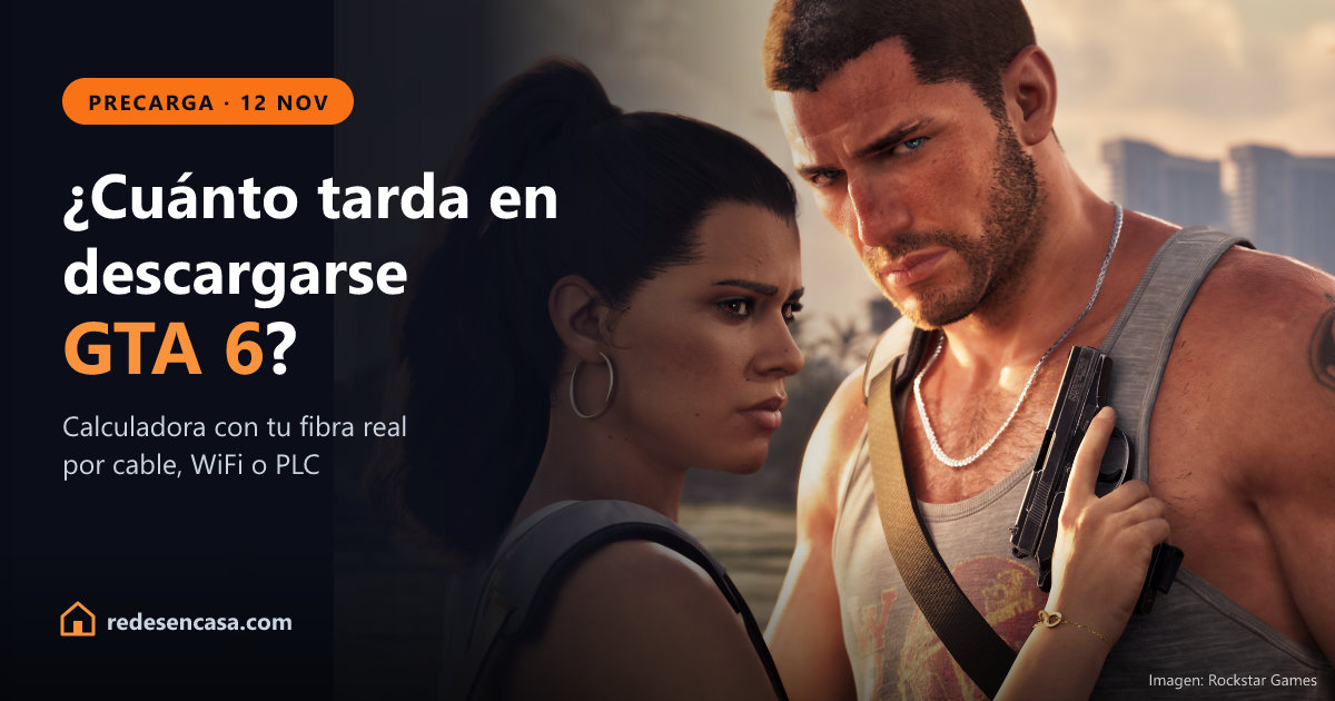 Cuánto tarda en descargarse GTA 6: Jason y Lucía en Vice City (imagen oficial de Rockstar Games)