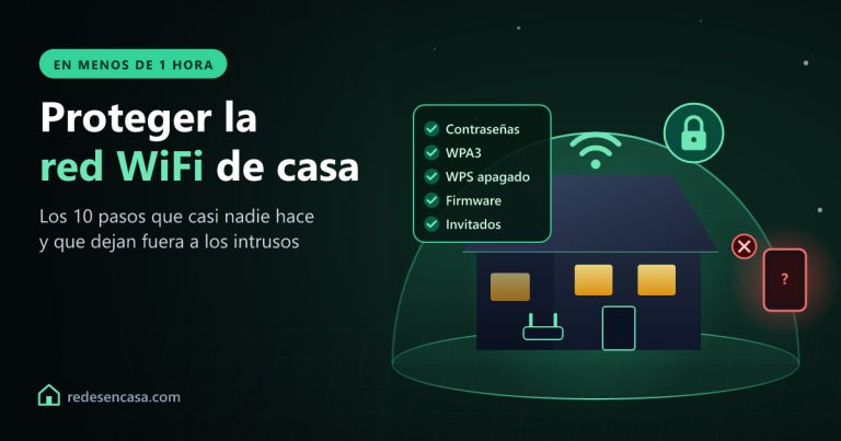 Proteger la red WiFi de casa: router protegido y un intruso bloqueado