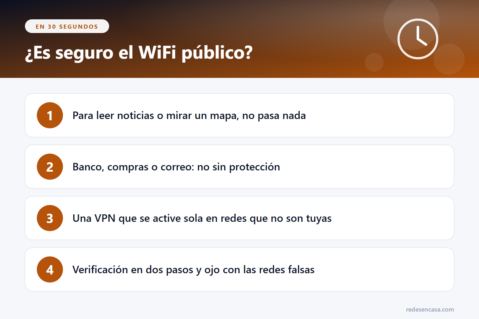 En 30 segundos: ¿Es seguro el WiFi público? Portátil protegido con VPN frente a una red WiFi falsa en una cafetería